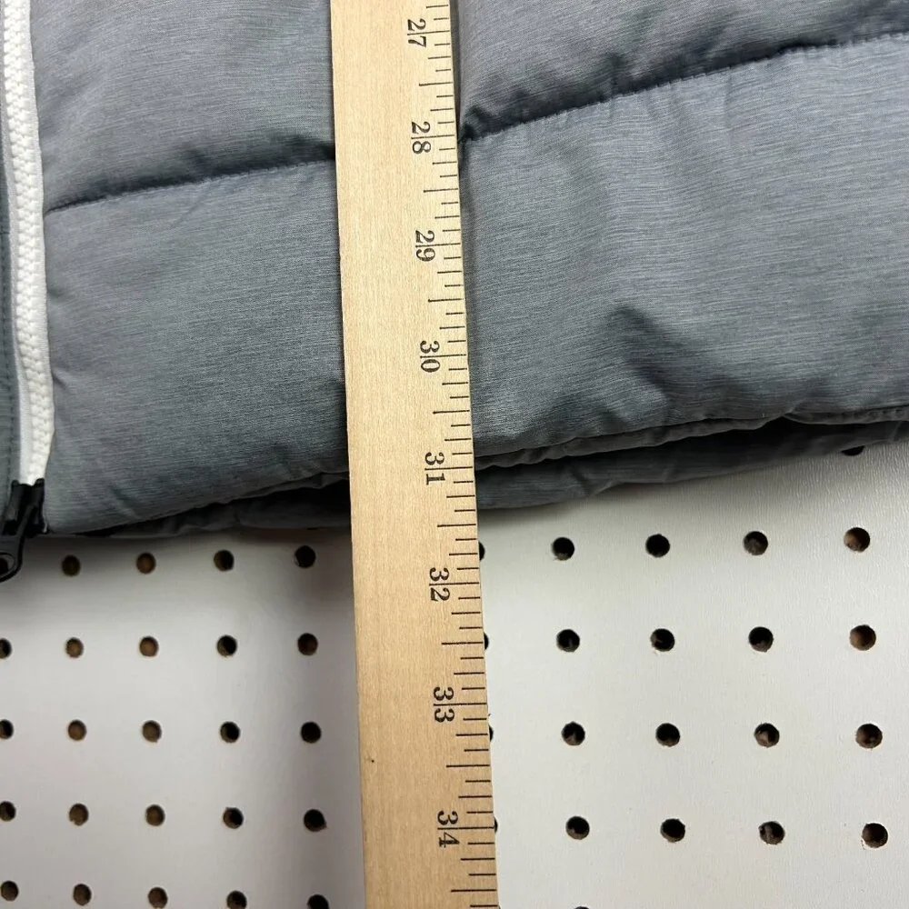 Ole Miss Rebels Nike Puffer‎ Vest Men's 2XL Gray Full Zip Sideline Insulated